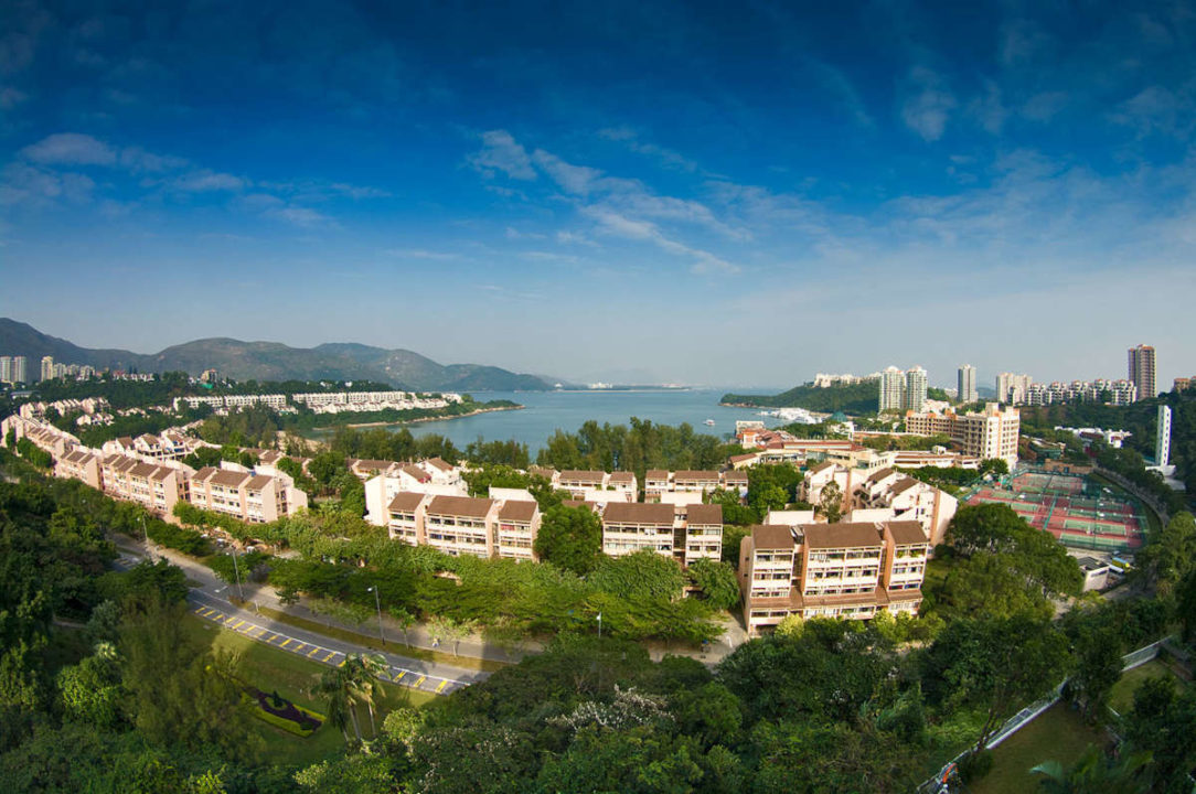 sweeping view of discovery bay residences, mountains, and ocean