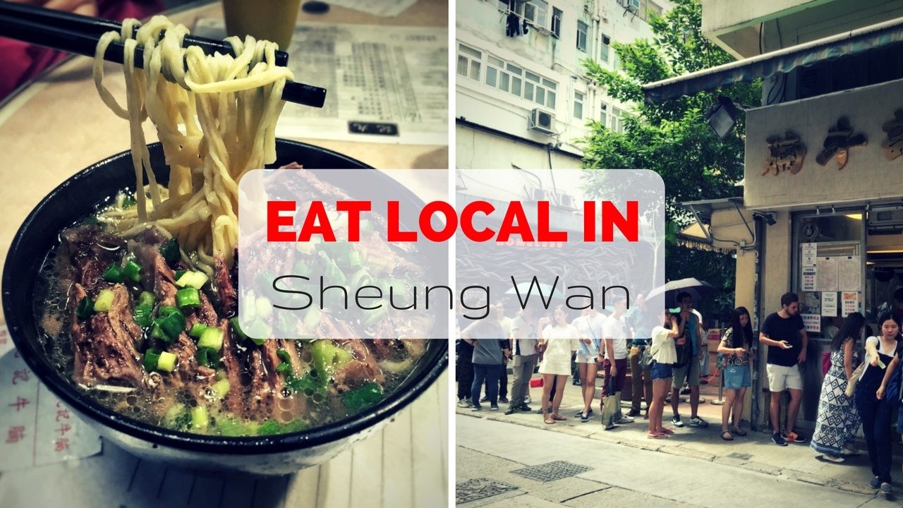 local restaurants and food in Sheung Wan, Hong Kong