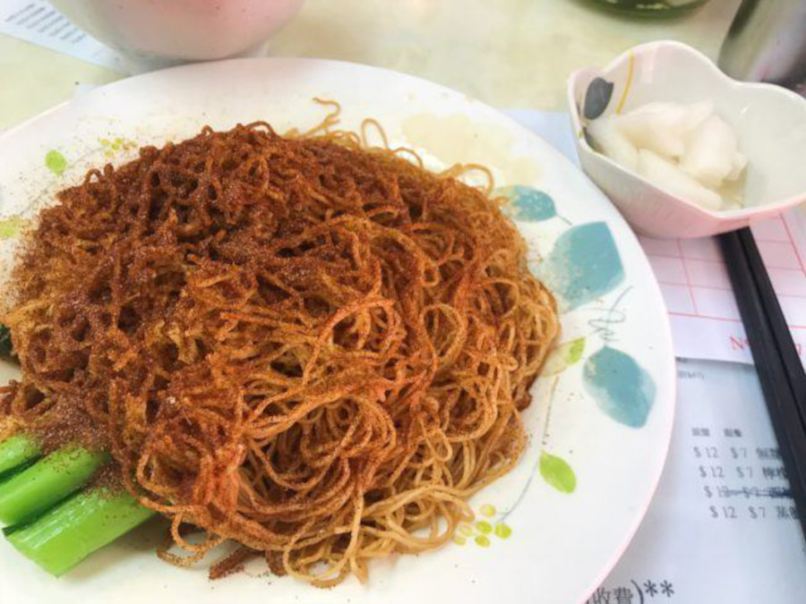 traditional noodle shop in Sham Shui Po