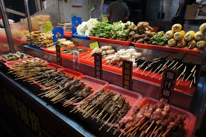 Snacks from Shilin Night Market