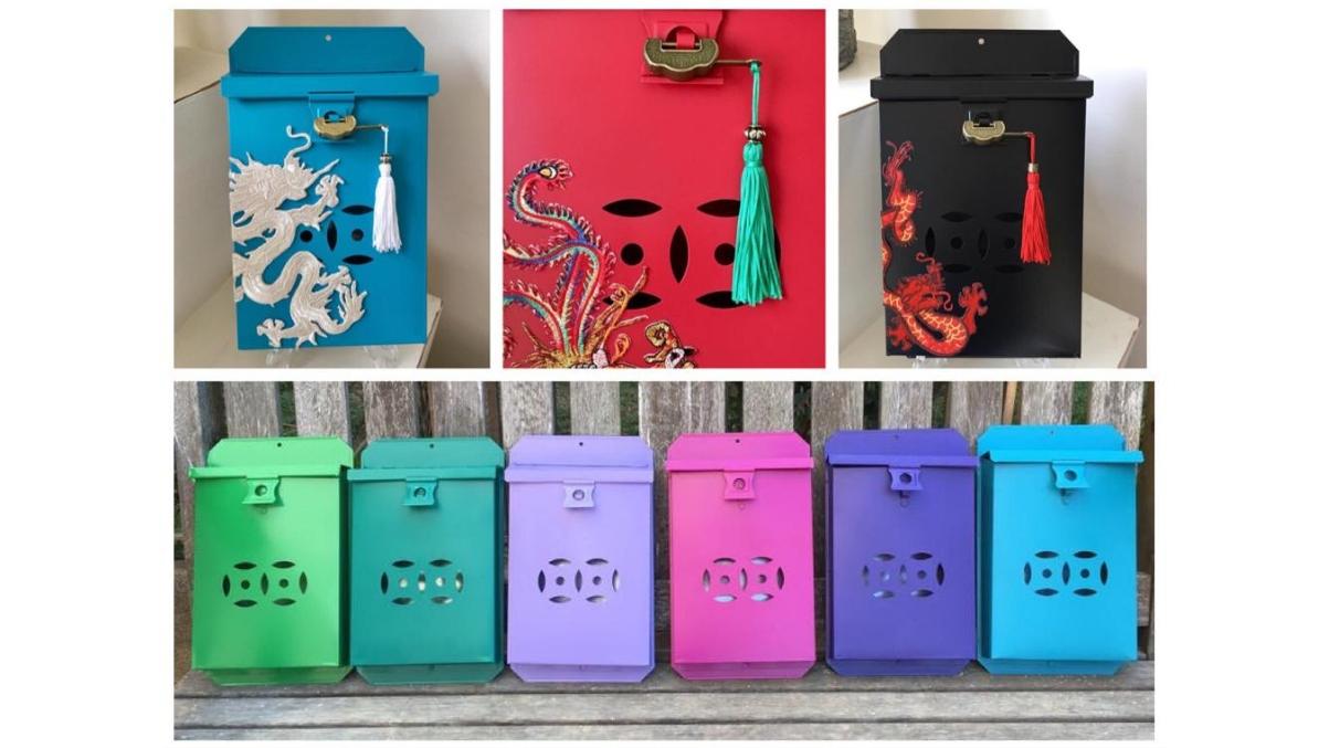 decorative Hong Kong letterboxes