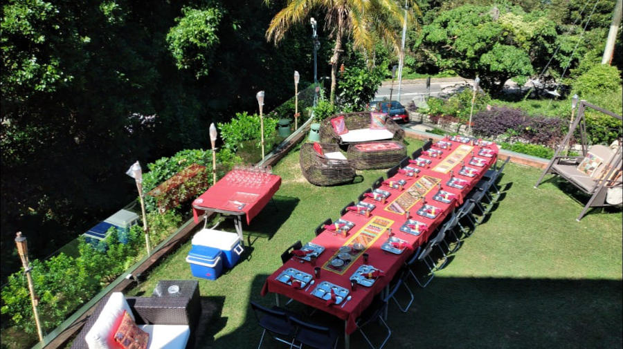 masala bay private kitchen outdoor garden