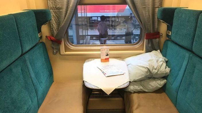 First class "Luxe" cabin on the Trans-Siberian Railway (Russian Train)