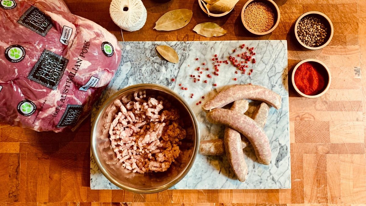 Feather and Bone Sausage making class