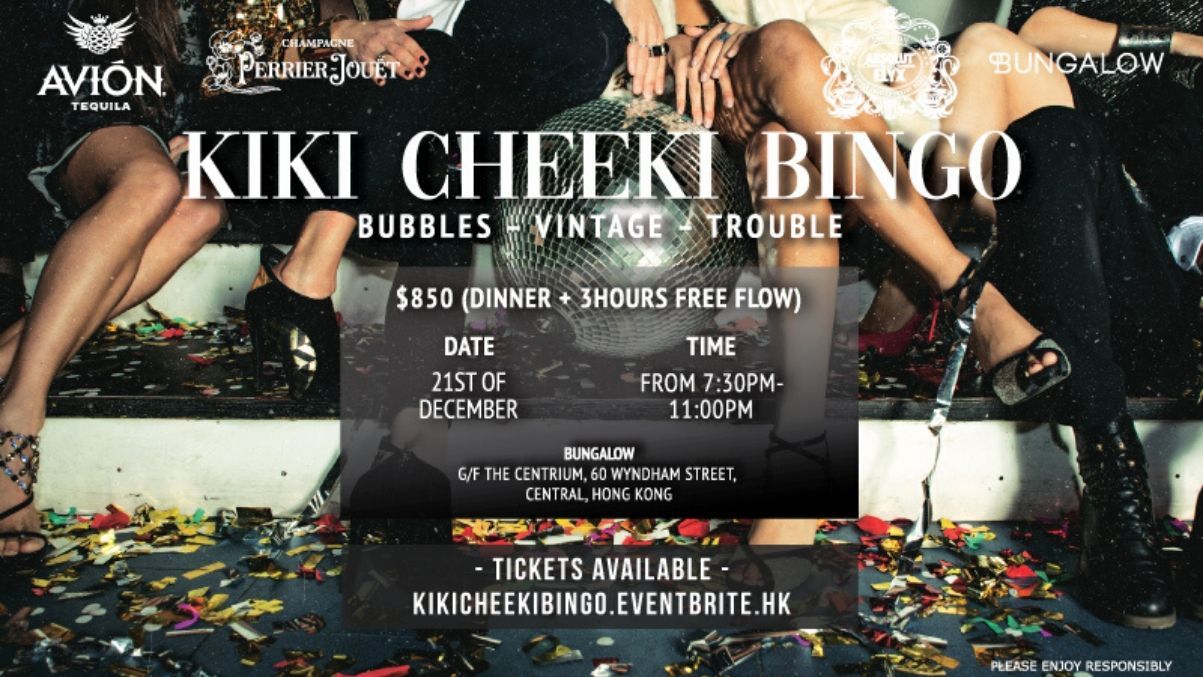 Kiki Cheeki bingo flyer