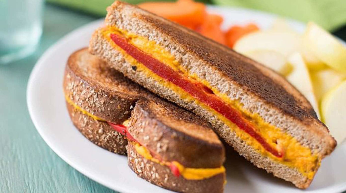 vegan cheese grilled sandwich