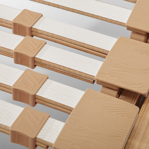 High quality slats and frame made of FSC-certified beech wood