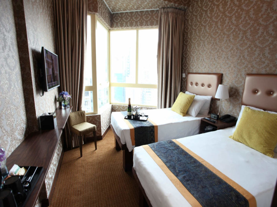 grand city hotel sai ying pun twin beds