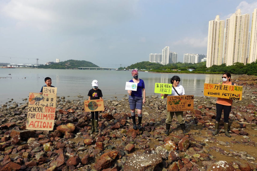 lance lau climate activism leads beach clean up