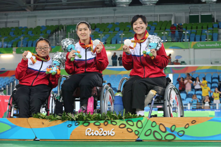 hong kong fencing team at rio 2016 paralympic games