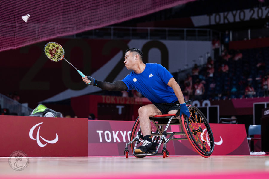 daniel chan ho yuen para badminton player at tokyo paralympics