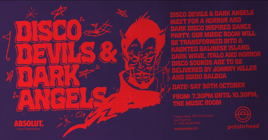 potato head disco devils and dark angels halloween dance party