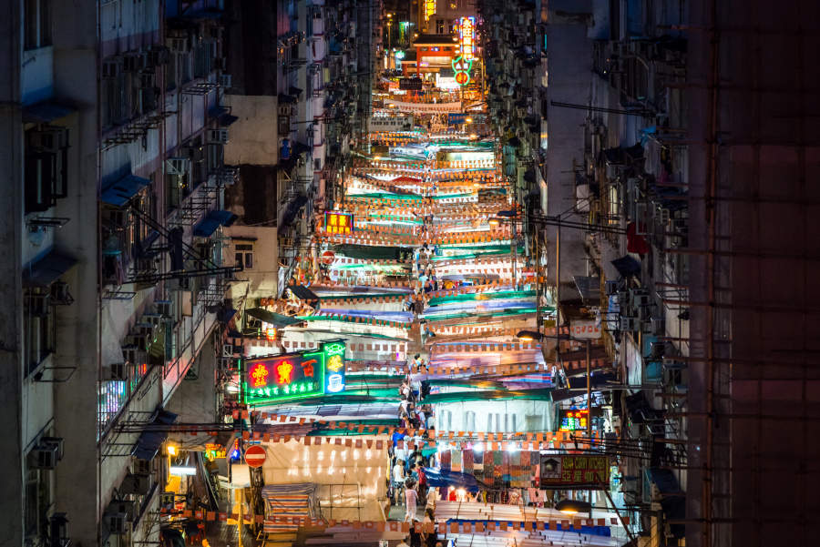 temple street night market kowloon