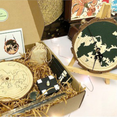 craftjunkie clock craft set