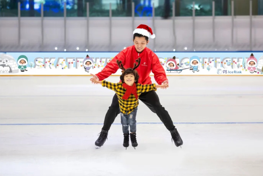monchhichi themed skating at db ice rink