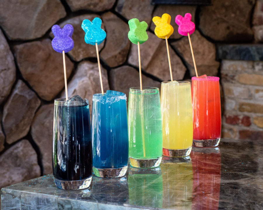 rainbow cocktails