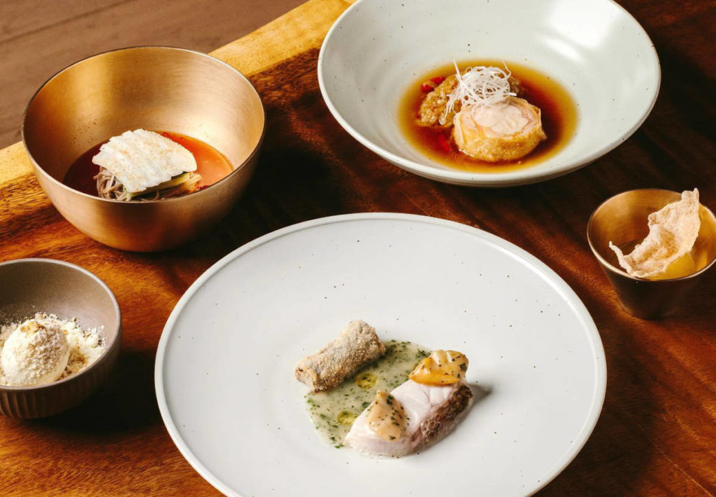 dishes from michelin starred hansik goo