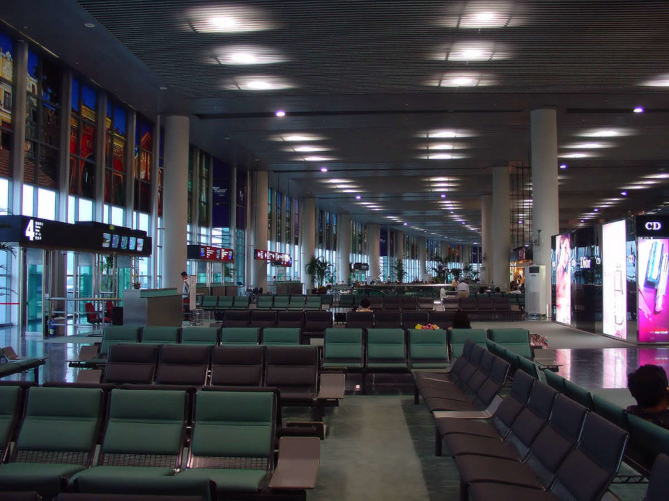 departures area at macau international airport