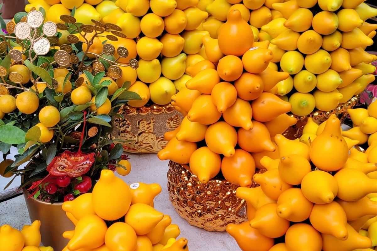 Solanum mammosum can be found in Hong Kong wet markets during CNY