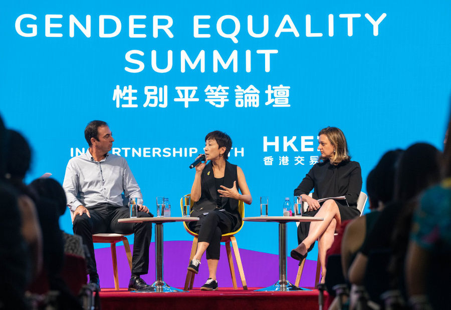 panelists at gender equality summit 2019