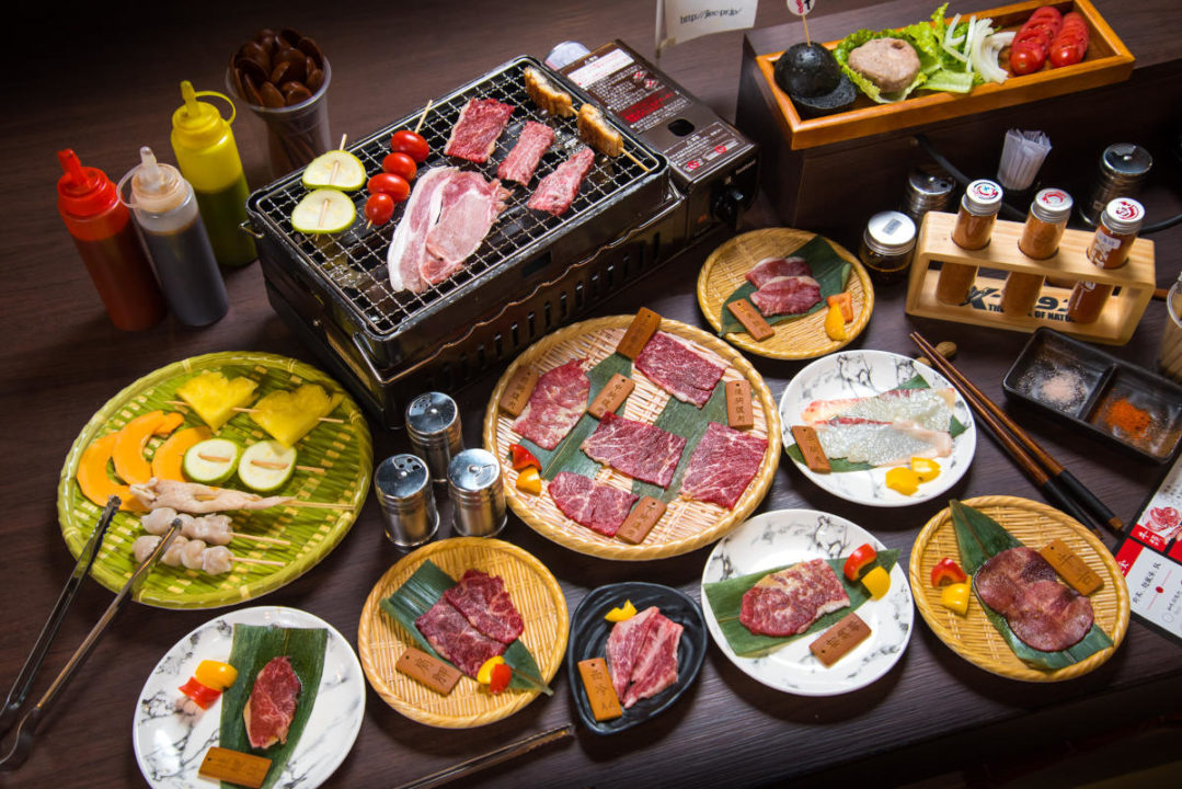 various cuts of meat at hong kong yakiniku restaurant