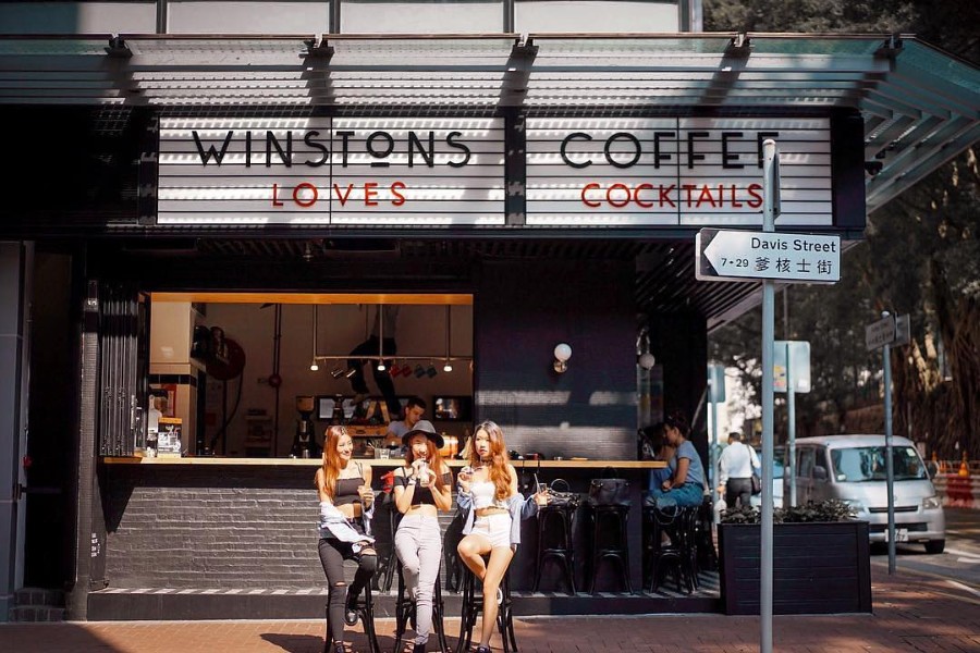 winston's coffee kennedy town café