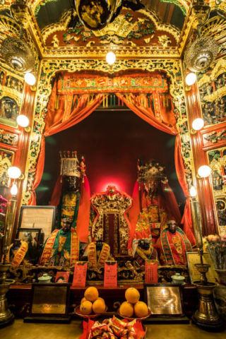 shrine dedicated to kwan tai in hong kong