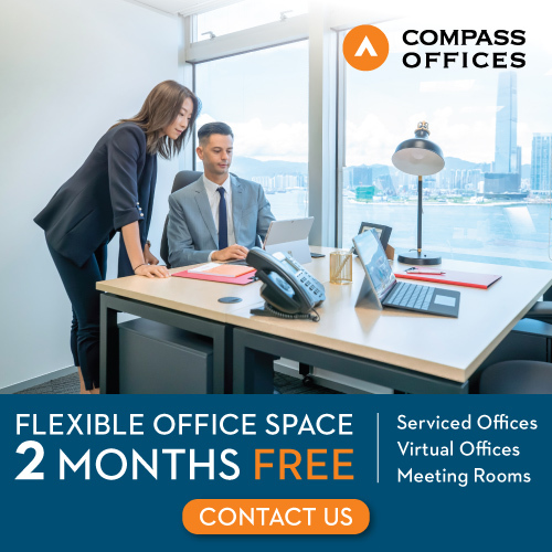 compass offices side banner