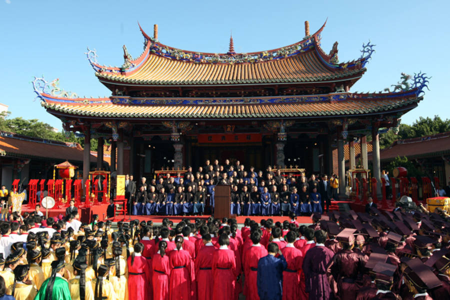 confucius' birthday ceremony in taipei