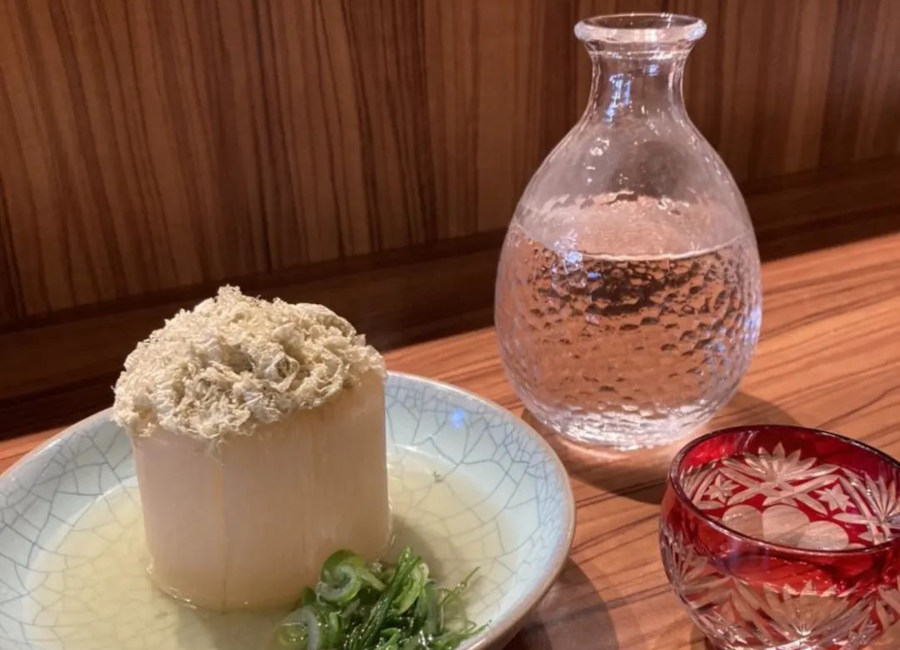 japanese food and sake at kyoto oden masa