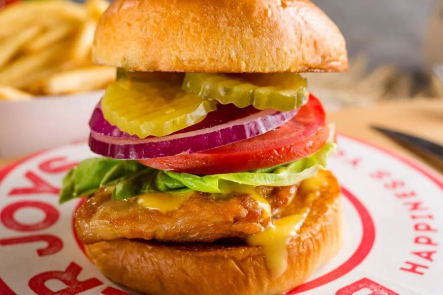 Chicken Burger with Homemade Brioche Bun