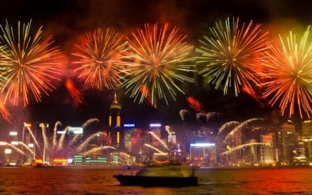 Hong Kong National Day Fireworks