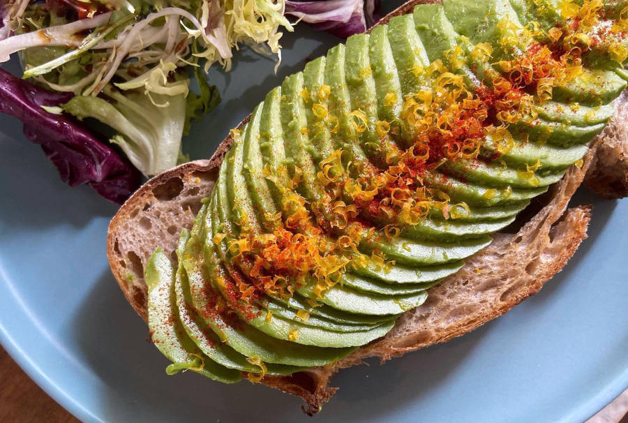 common ground hong kong's avocado toast with spices