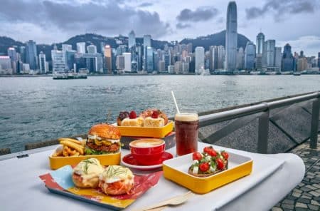 Hong Kong Wine & Dine Festival To Begin On November 1 A meal from INK Seafood Bar in Hong Kong.