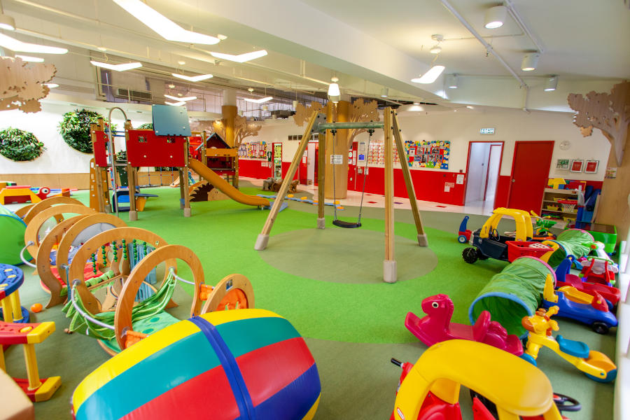 indoor playground and toys at tutor time hong kong