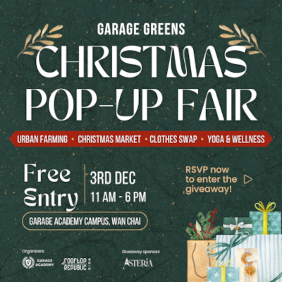 garage greens pop up christmas fair
