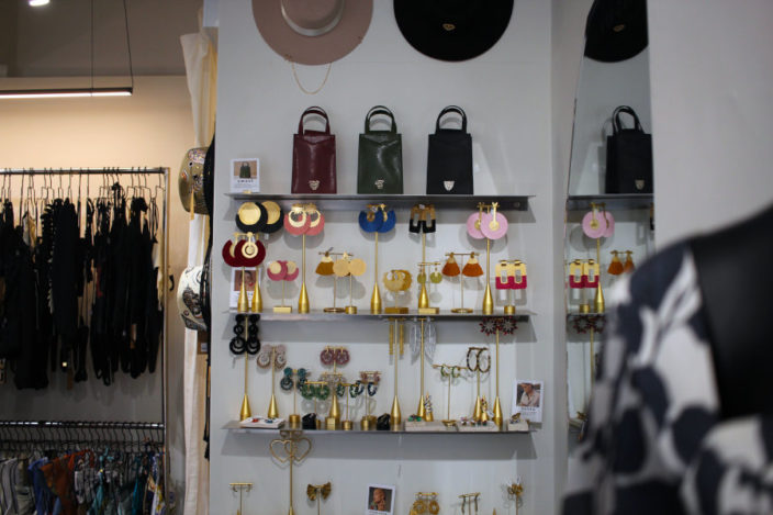 sustainable jewelry section at vipop clothing store in hong kong