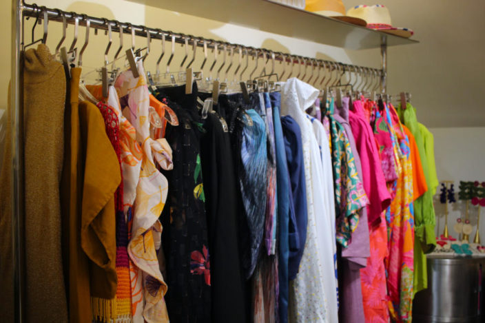 beach clothing section at vipop ethical fashion store