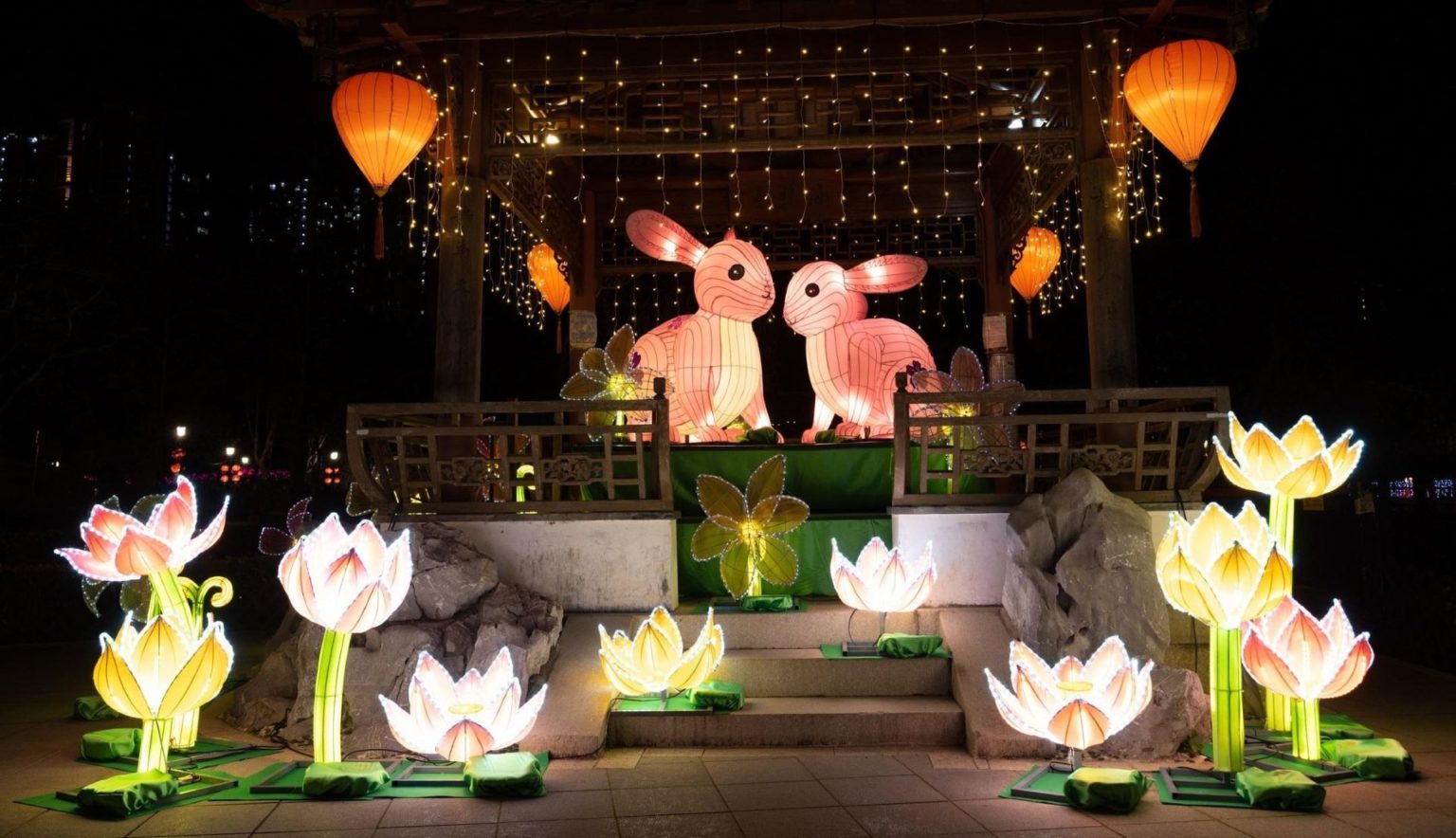 Spring Lantern Festival displays at North Park District.