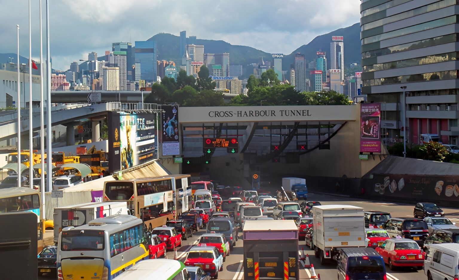 Toll changes for cross-harbour tunnels in Hong Kong