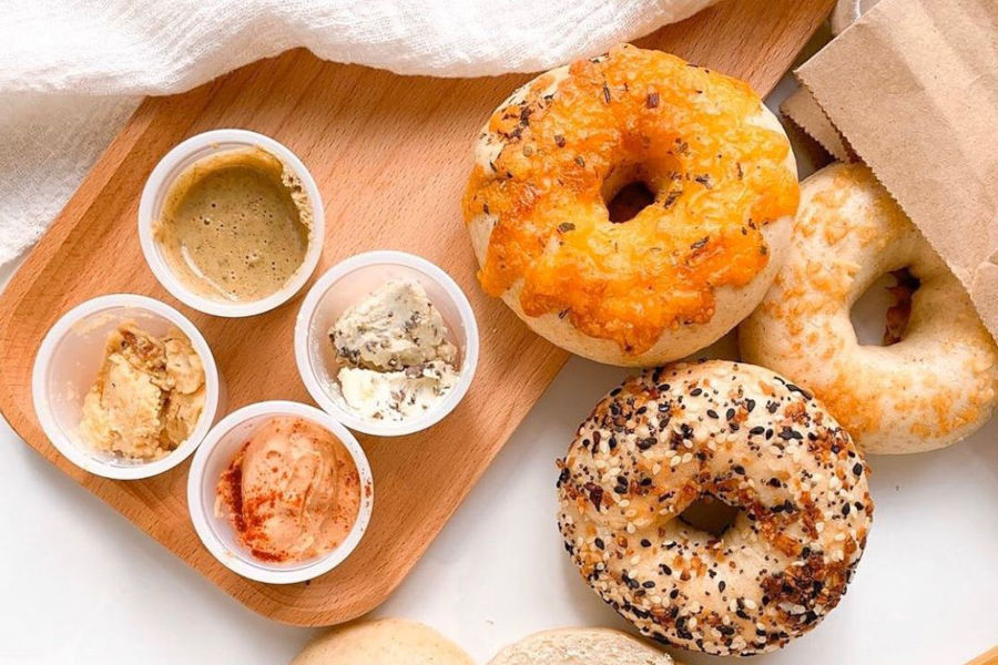 set of bagels from monsoon bagel online store