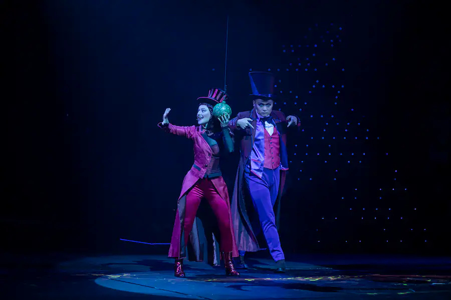 performers at let's get wicked halloween musical