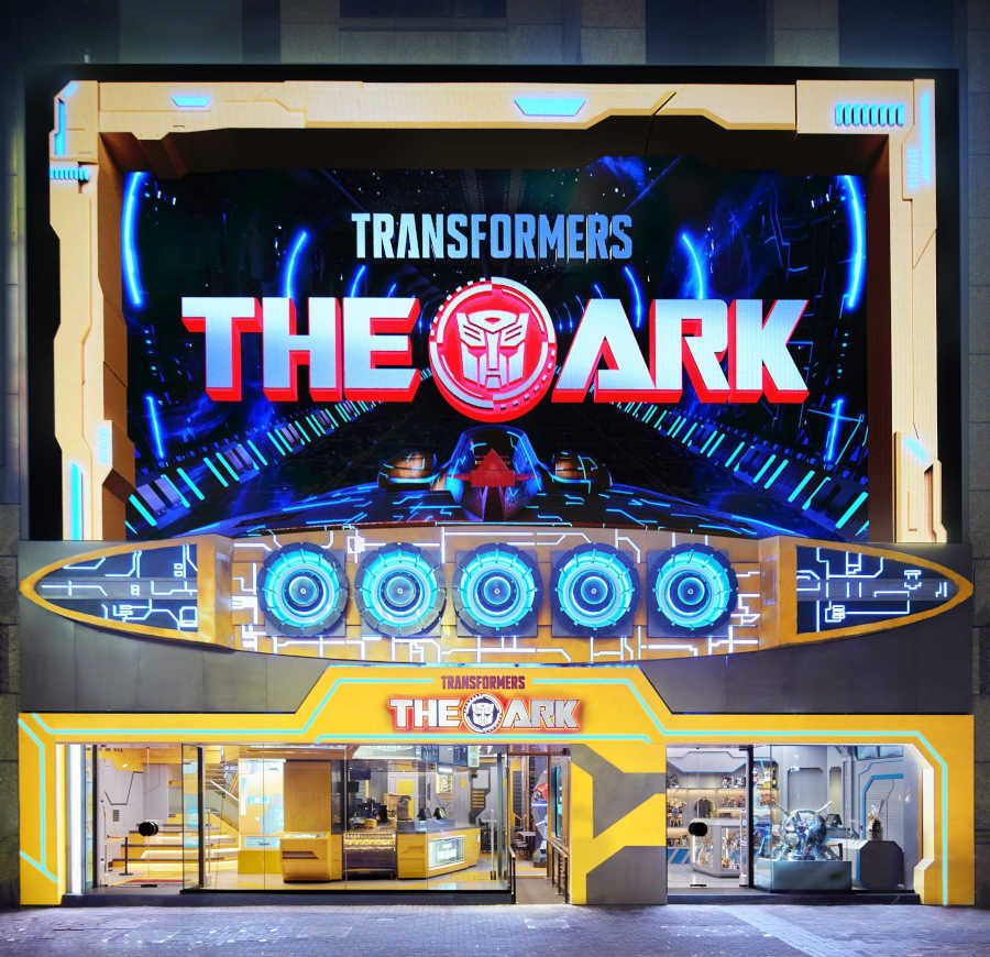 entrance of transformers: the ark restaurant