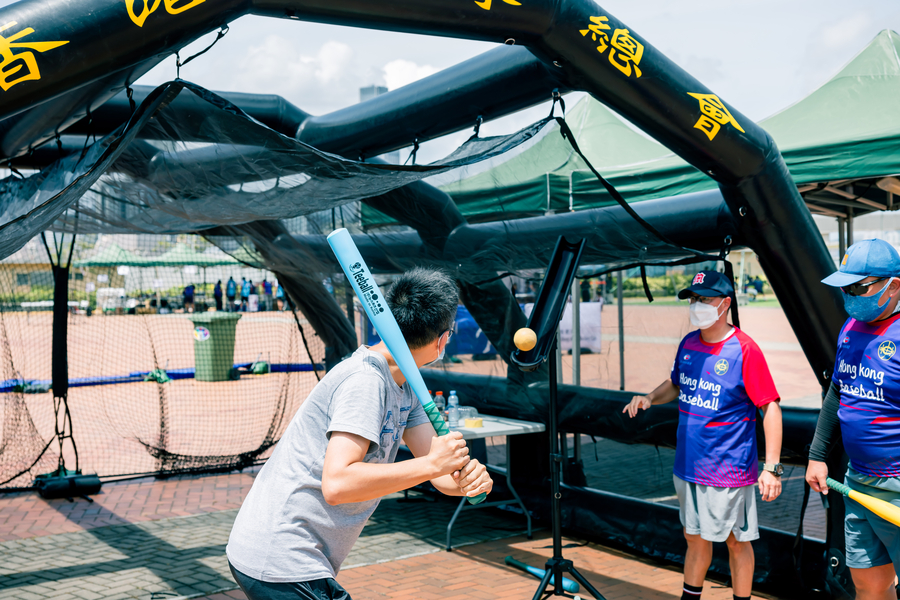 Pick up soke baseball skills at an event organised by the Hong Kong Baseball Association.