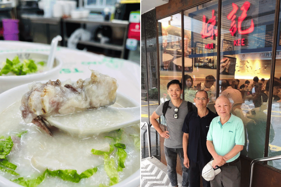 fish mouth and fish fin congee, three generations of Mui Kee owner's relatives