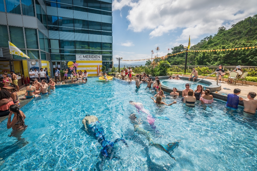 Le Merdien Hong Kong, Cyberport is hosting a pool party on July 8