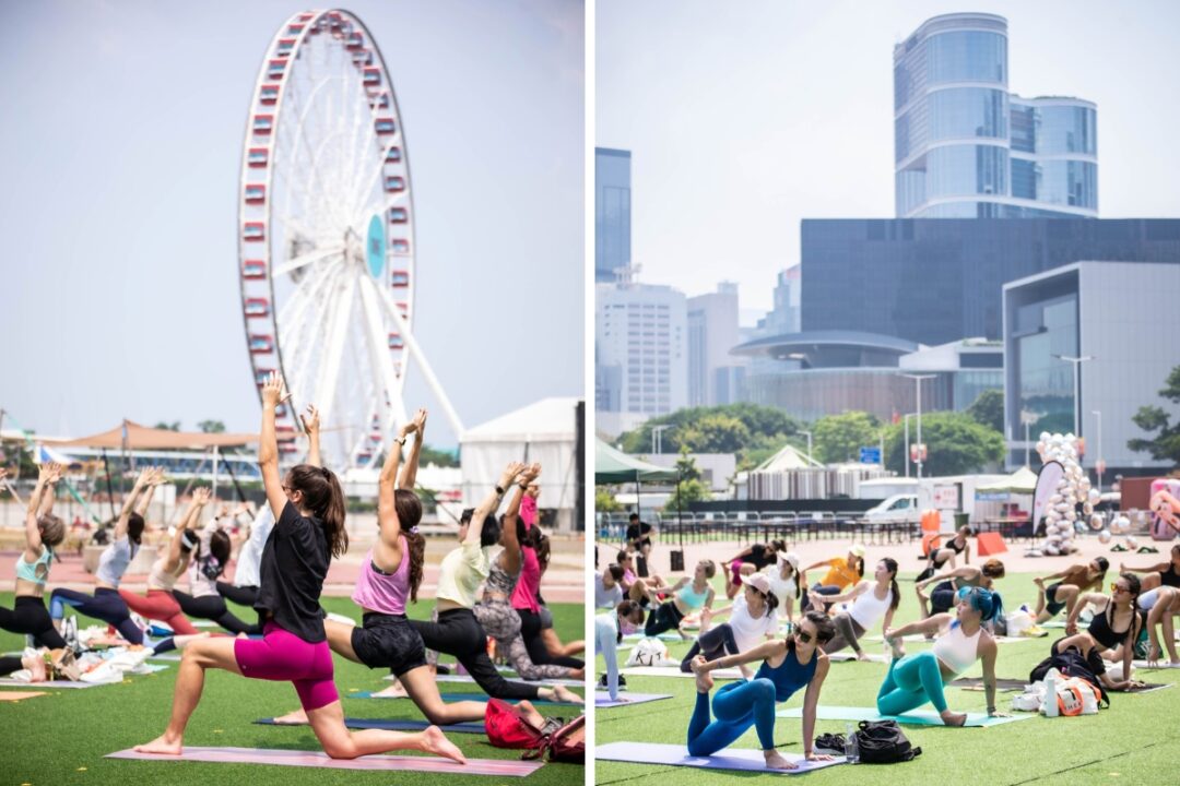 fit & well festival at Central Harbourfront