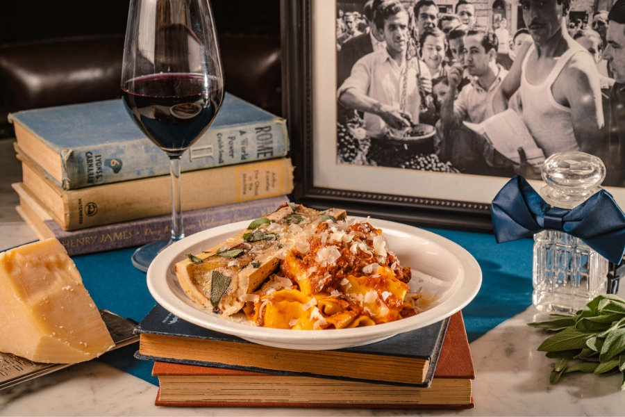 Pici has prepared a rich and luxurious Pappardelle bone marrow for Father's Day