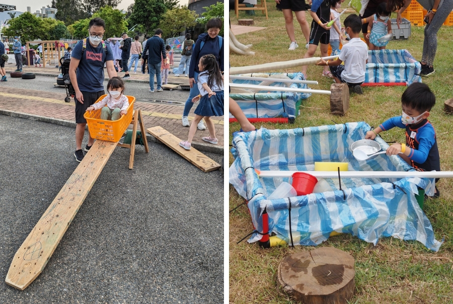 The Smart Pop-up Playground for 2 will provide children and adults with a variety of materials so that they can create their own play equipment and experiment with water.