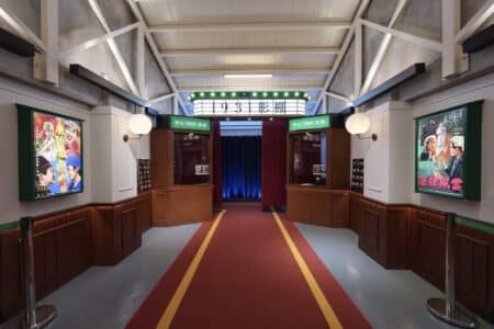 A stylistic recreation of the entrance to the Cheung Chau Cinema.